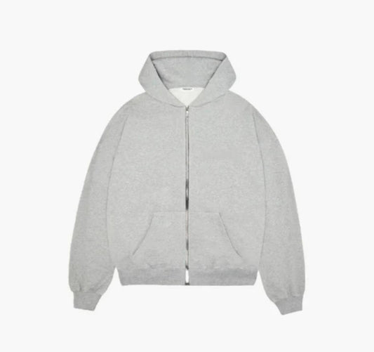Grey Zip Up Hoodie